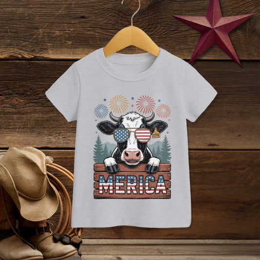 Merica Cow T-shirt (Toddler)