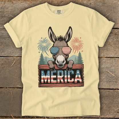 Merica Donkey Signature Tee
