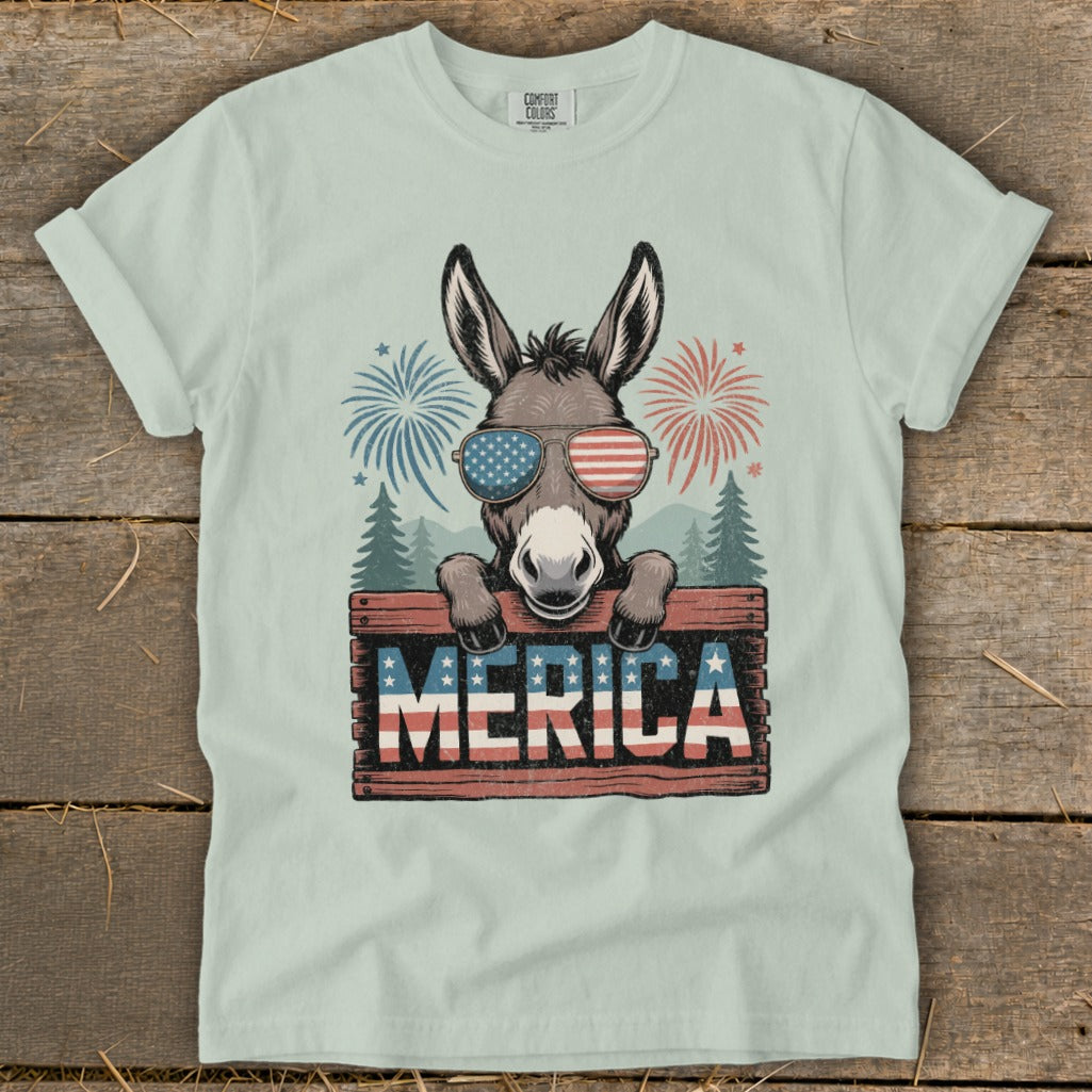 Merica Donkey Signature Tee