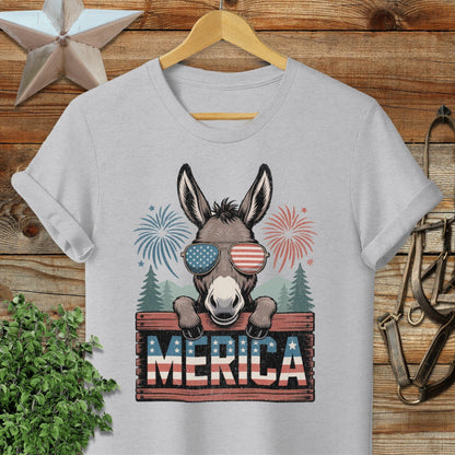 Merica Donkey Softstyle Tee