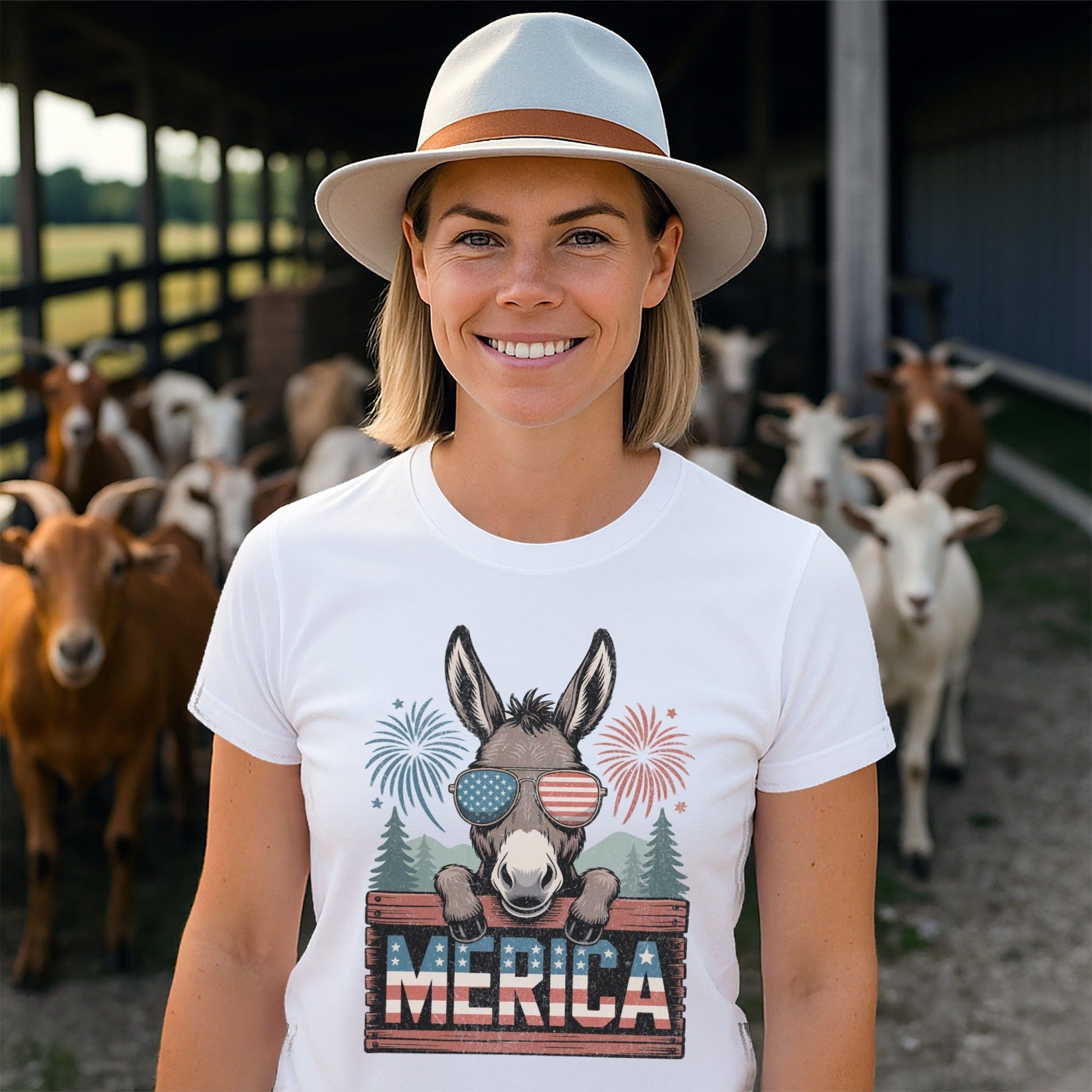 Merica Donkey T-shirt