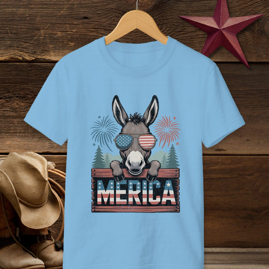 Merica Donkey T-shirt (Youth)