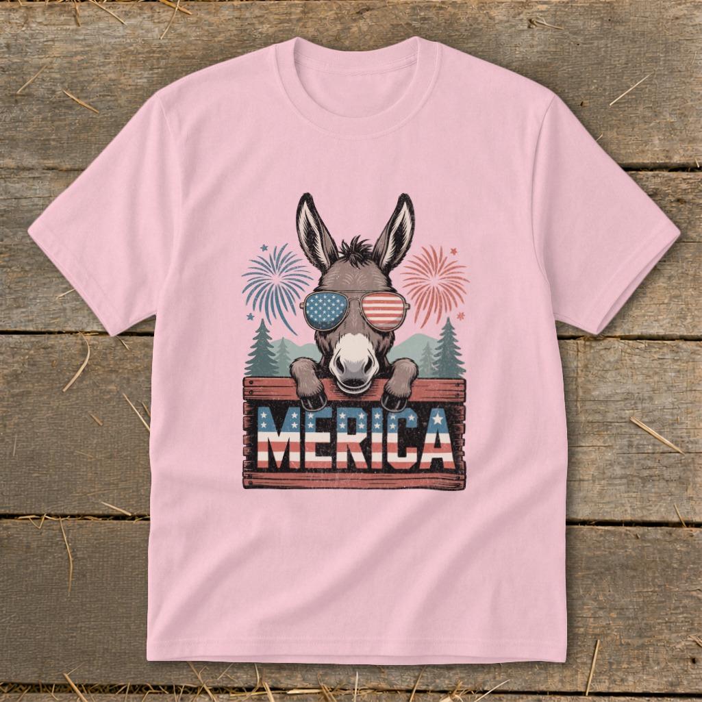 Merica Donkey Youth Tee