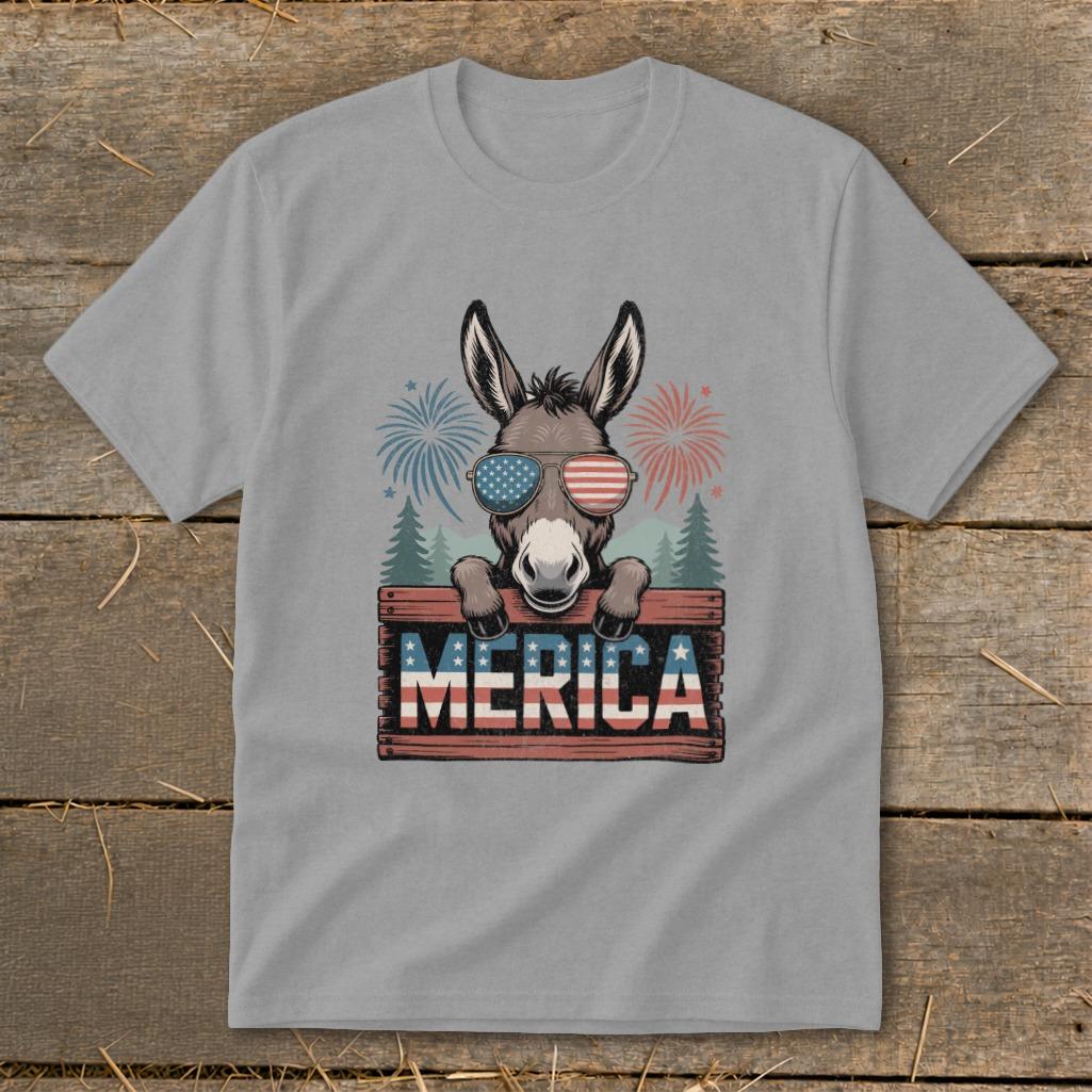Merica Donkey Youth Tee