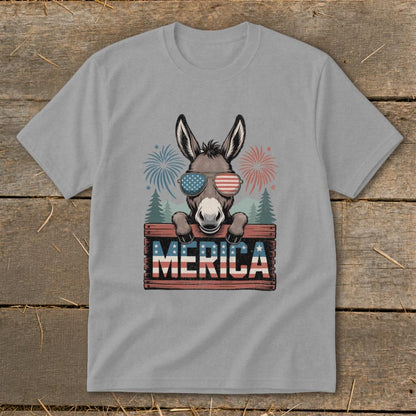 Merica Donkey Youth Tee