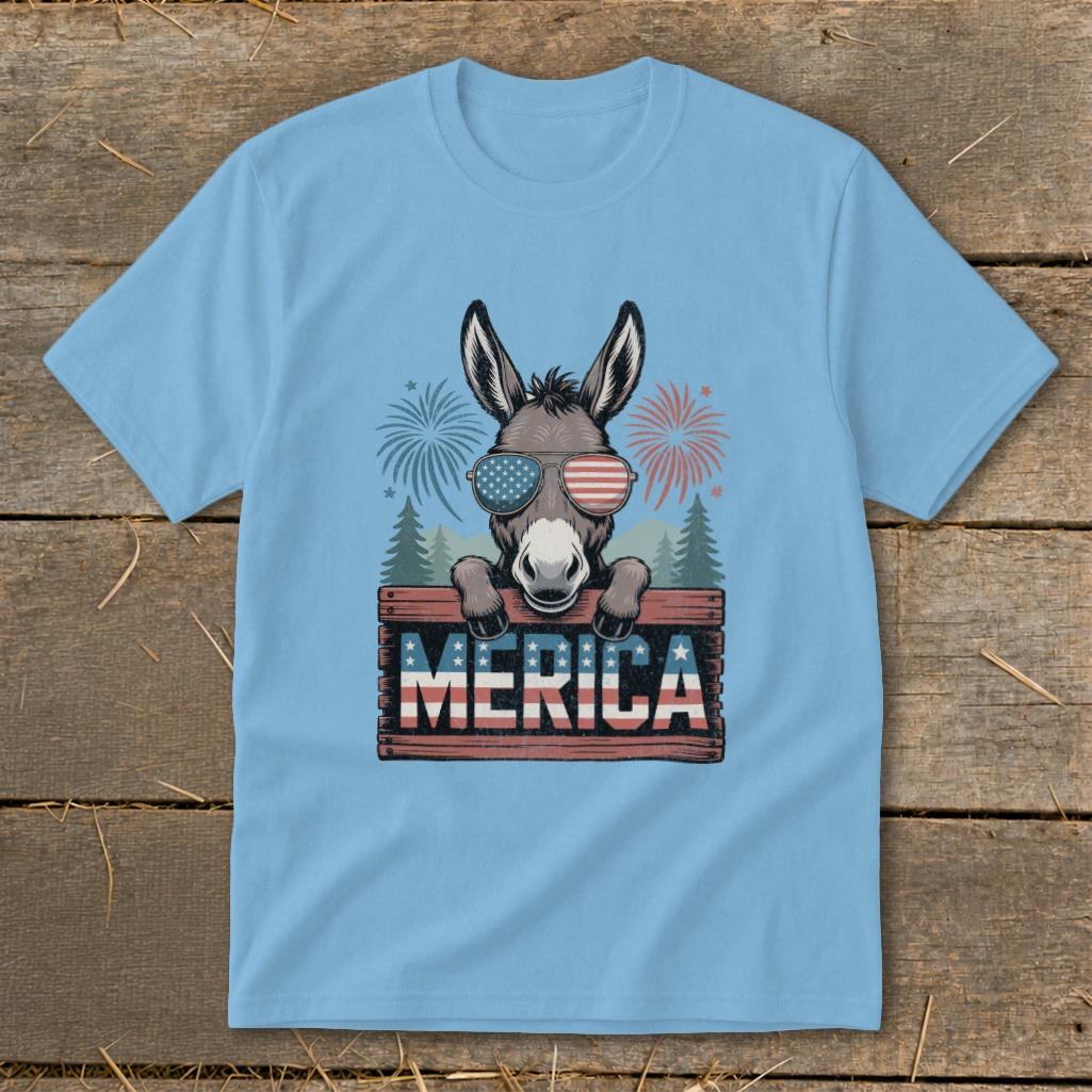 Merica Donkey Youth Tee
