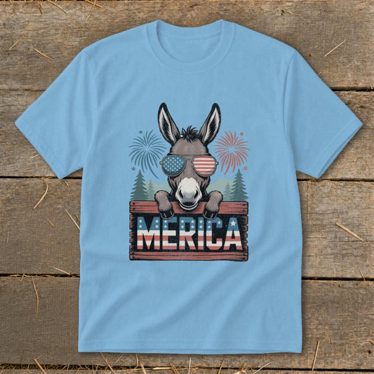 Merica Donkey Youth Tee