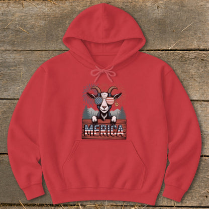 Merica Goat Hoodie