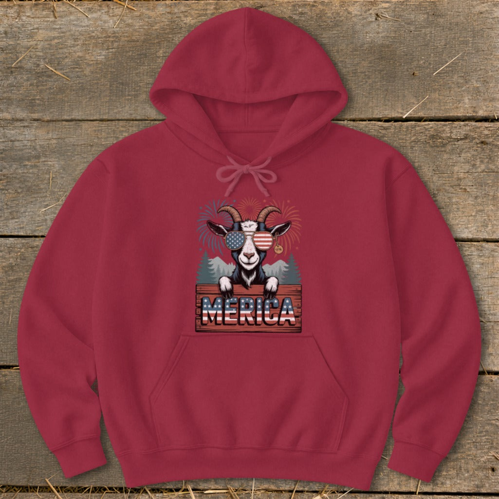 Merica Goat Hoodie