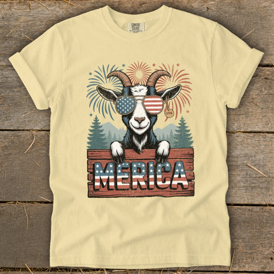 Merica Goat Signature Tee