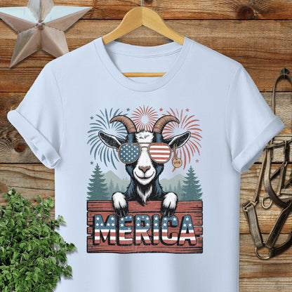 Merica Goat Softstyle Tee