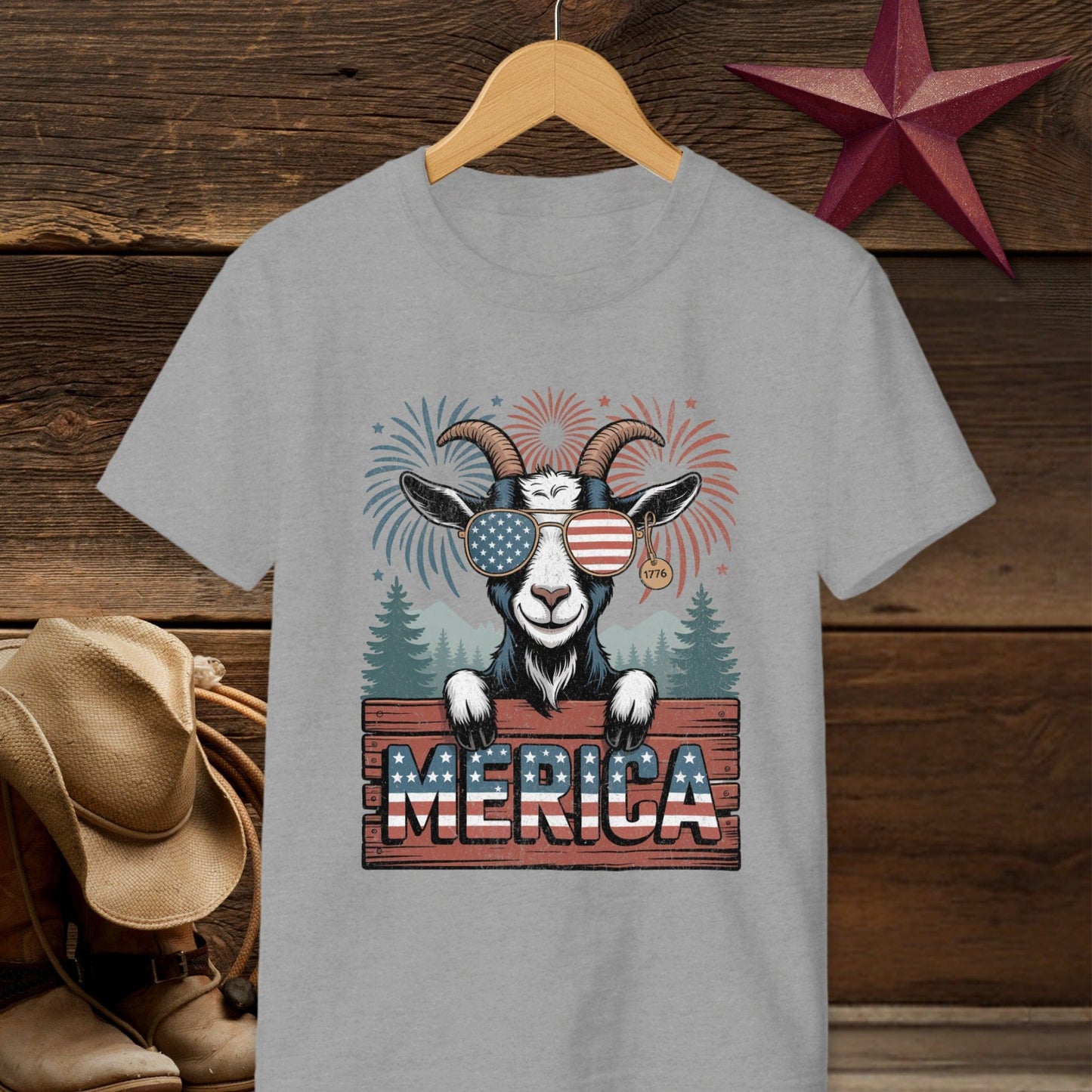 Merica Goat T-Shirt (Youth)
