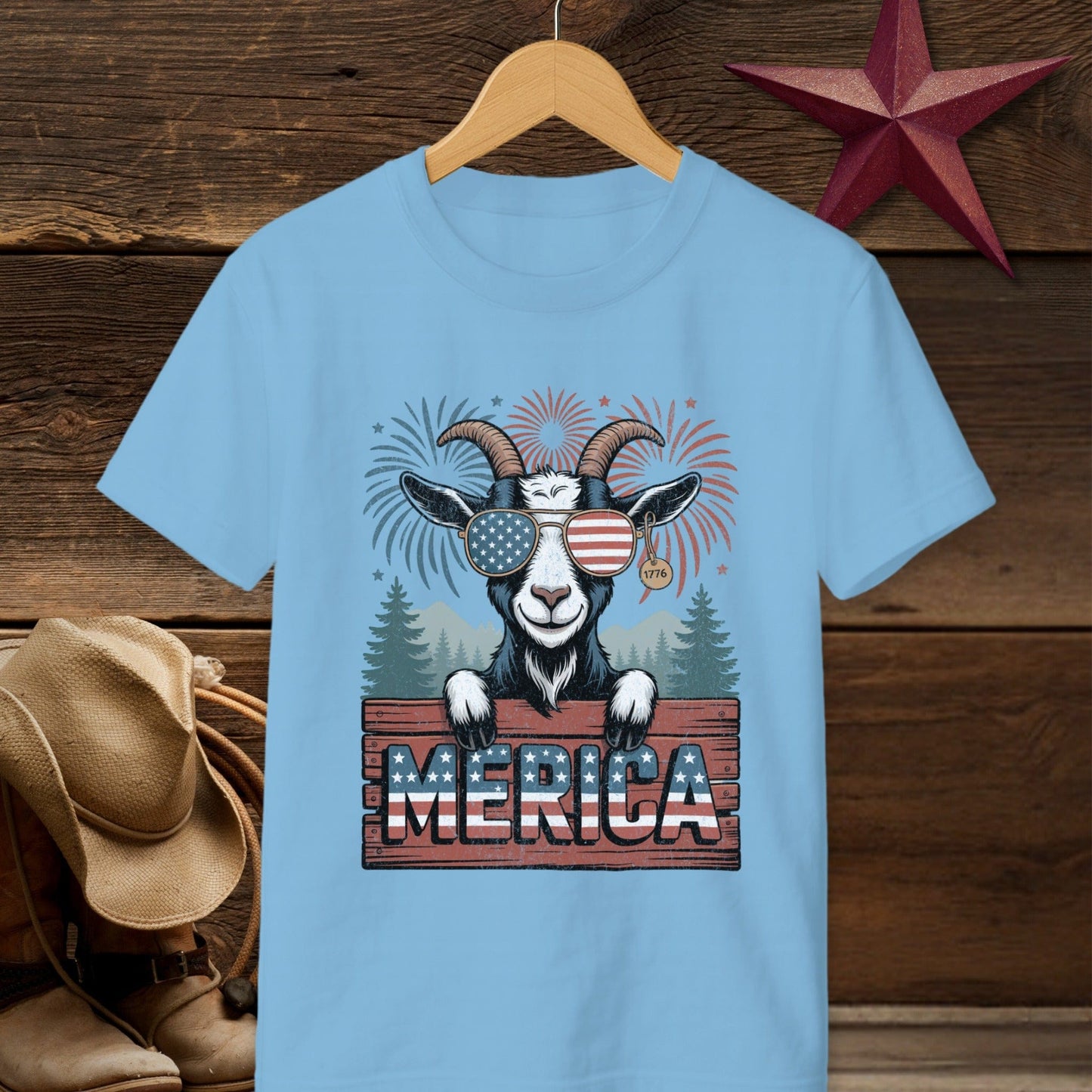 Merica Goat T-Shirt (Youth)