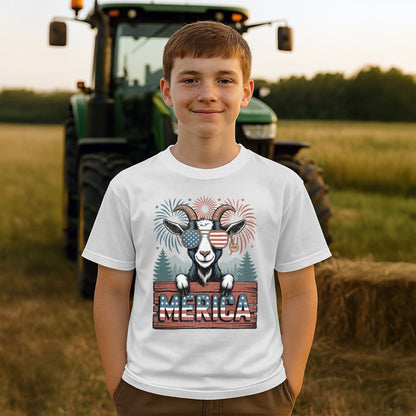 Merica Goat T-shirt (Youth)