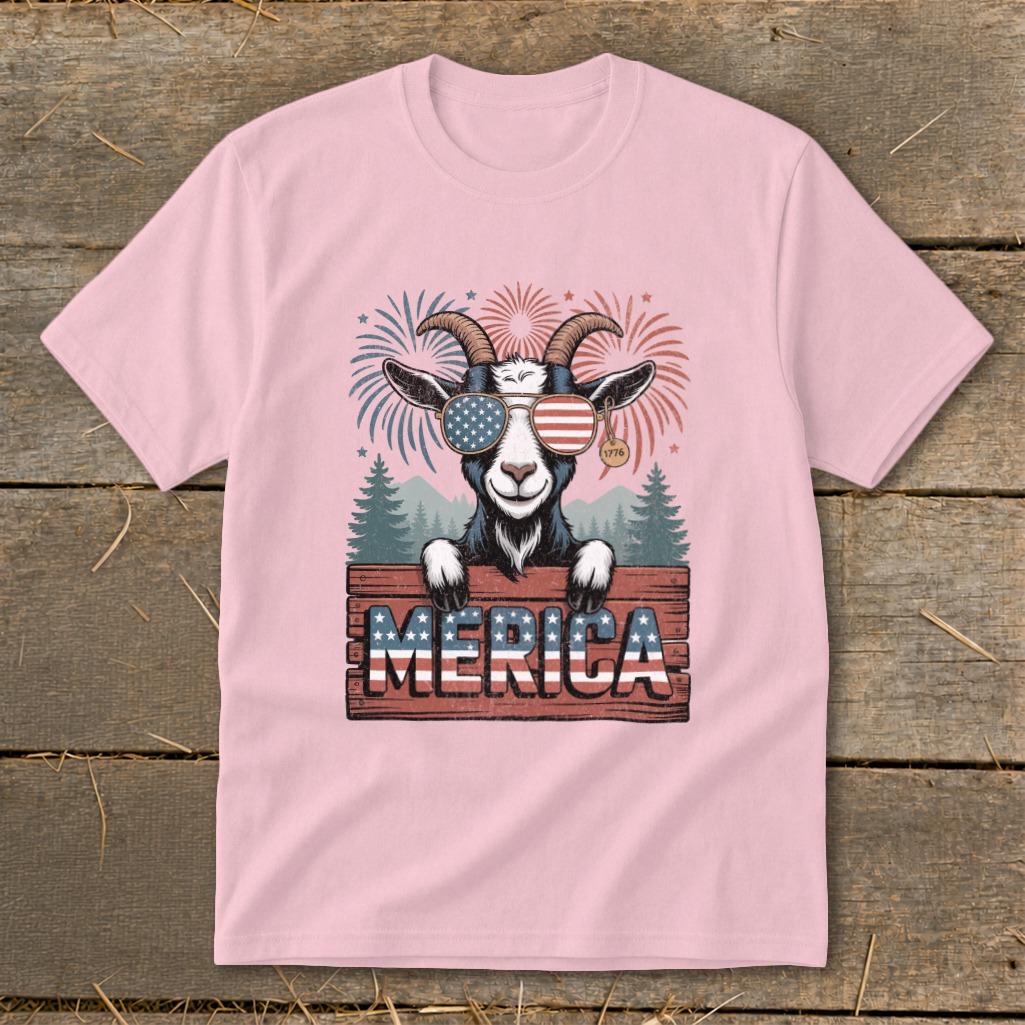 Merica Goat Youth Tee