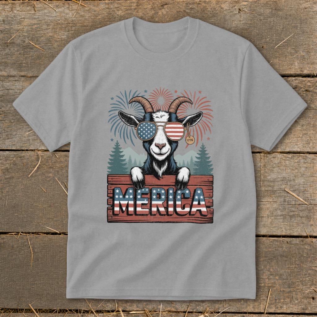 Merica Goat Youth Tee