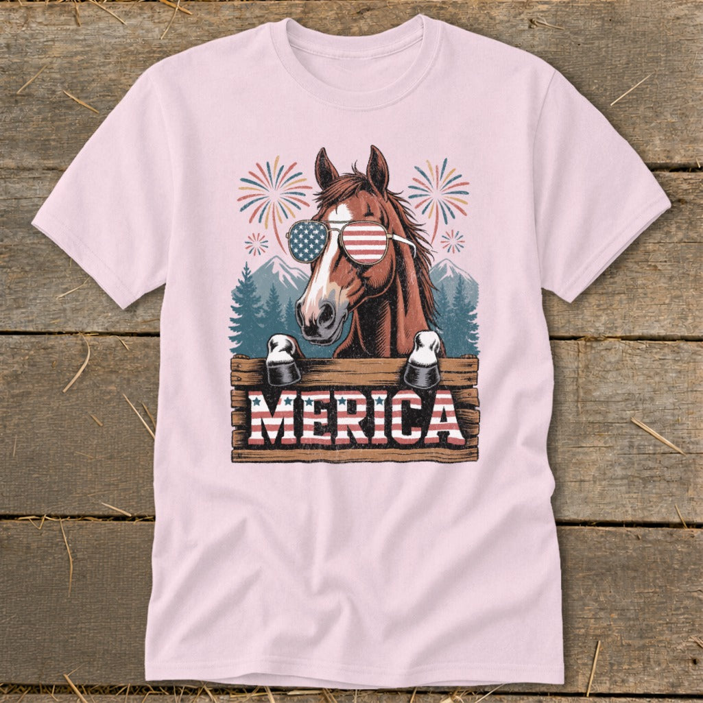 Merica Horse Classic Tee