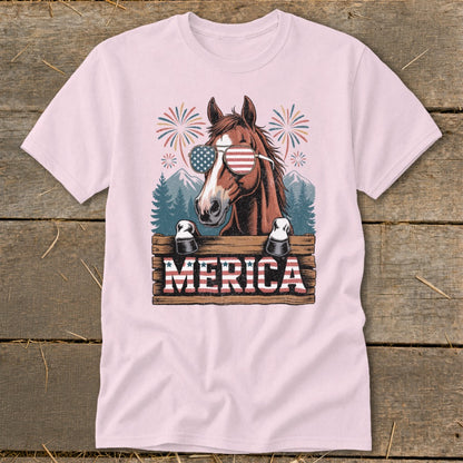 Merica Horse Classic Tee