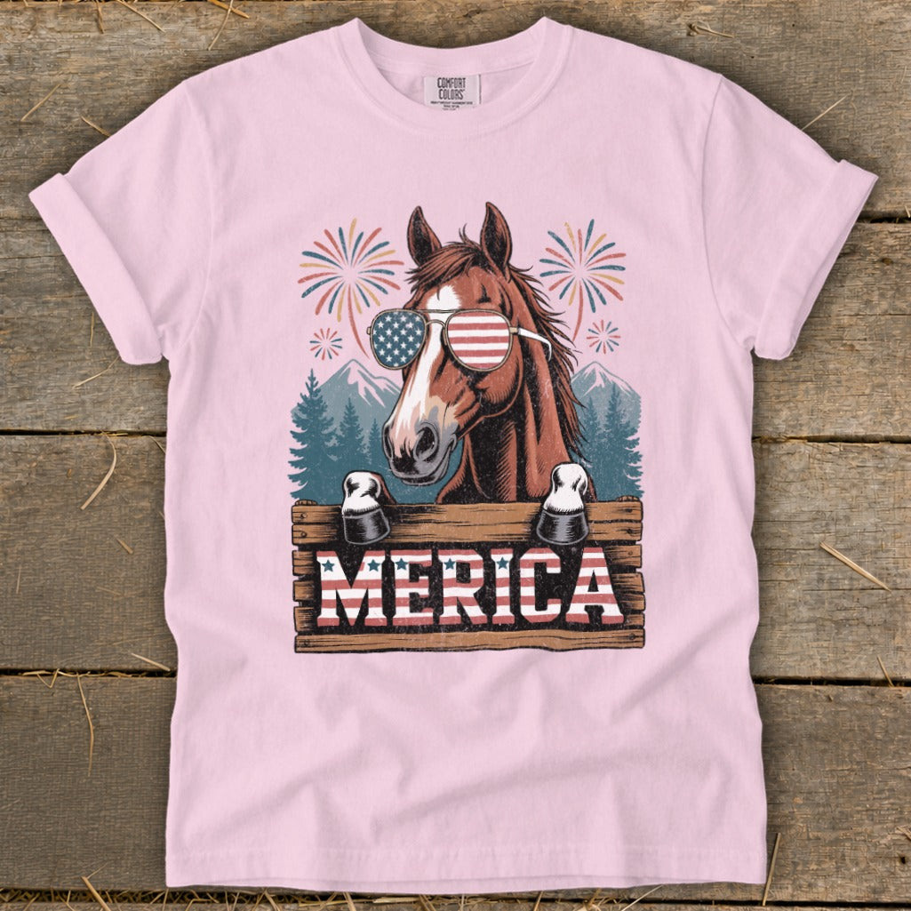 Merica Horse Signature Tee