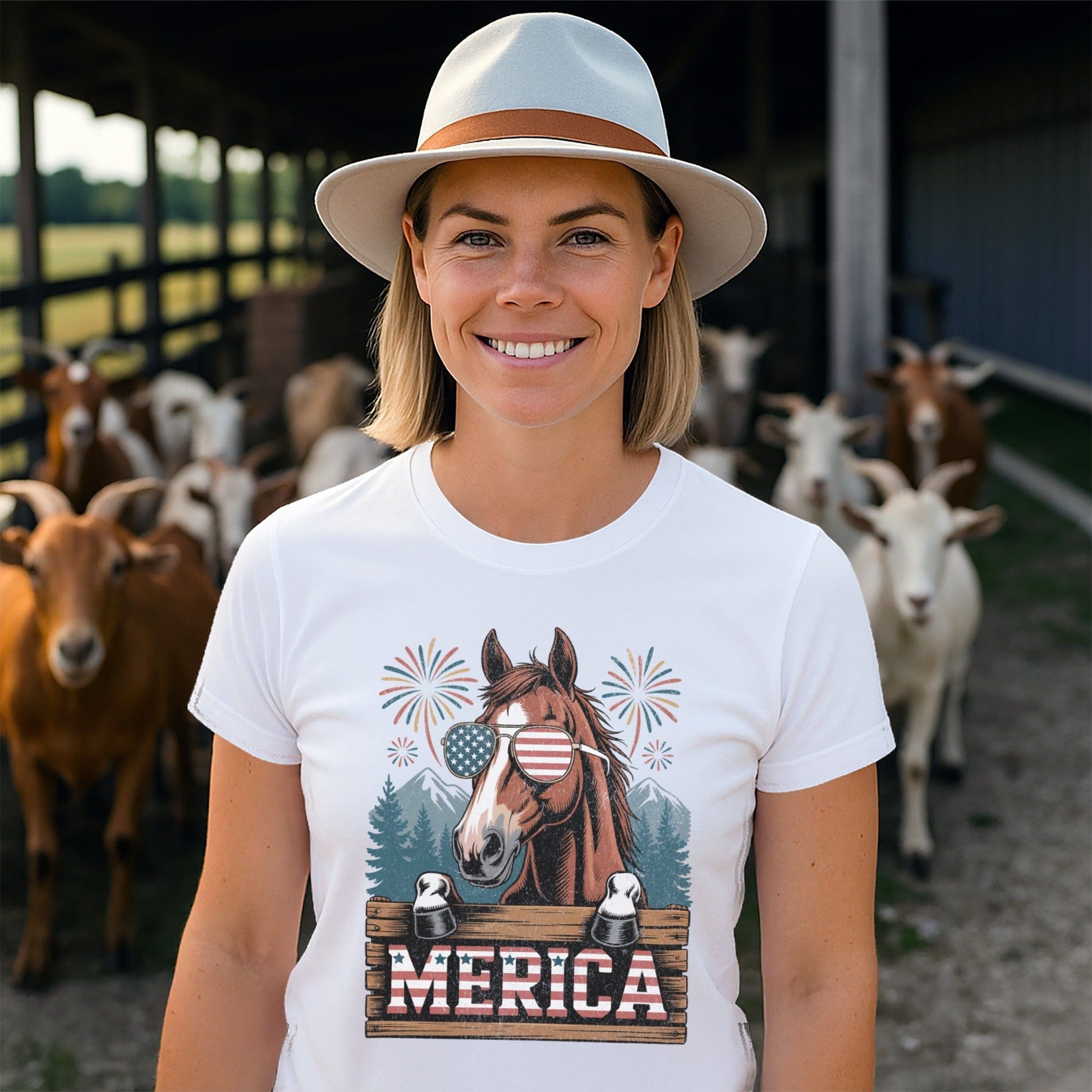 Merica Horse T-shirt