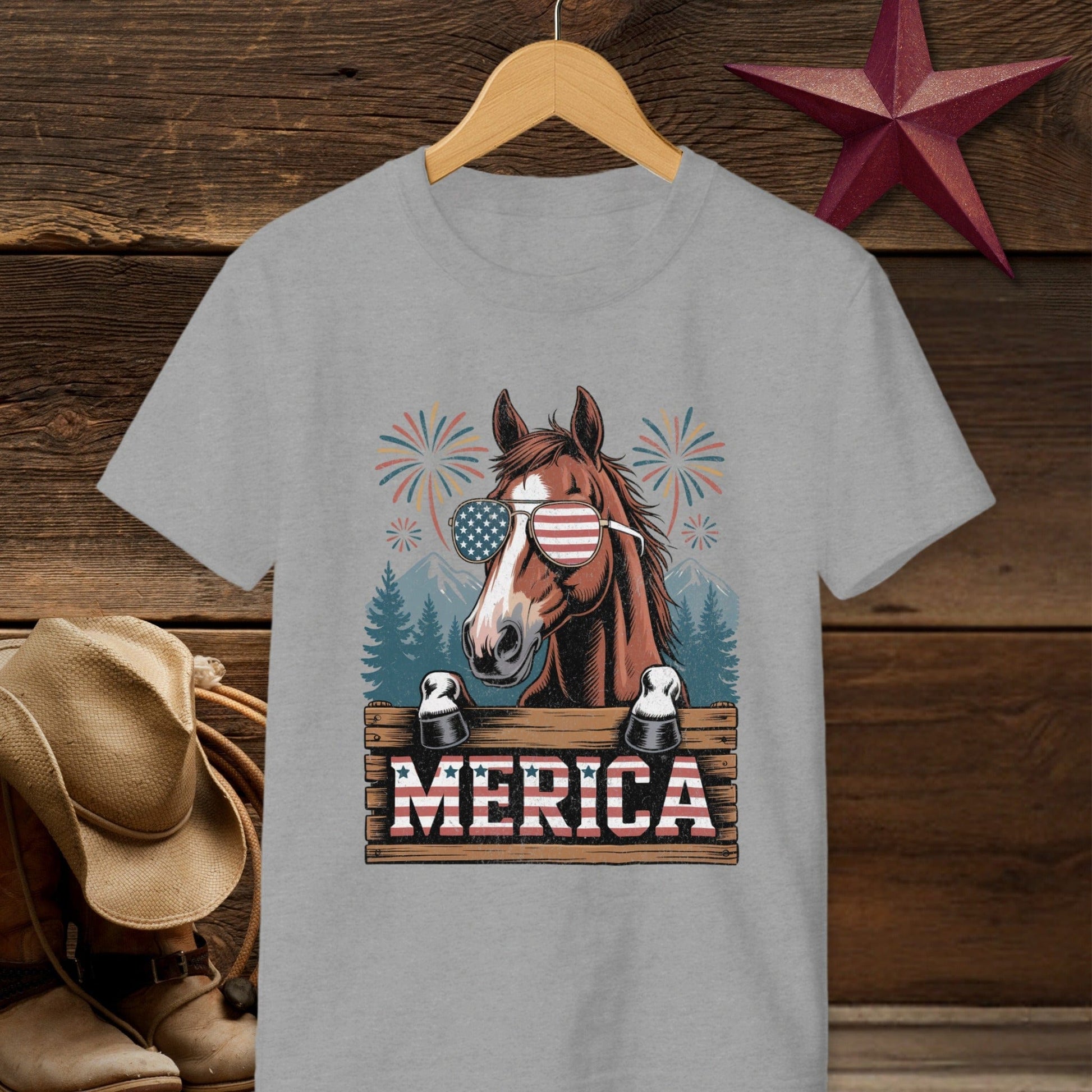 Merica Horse T-shirt (Youth)