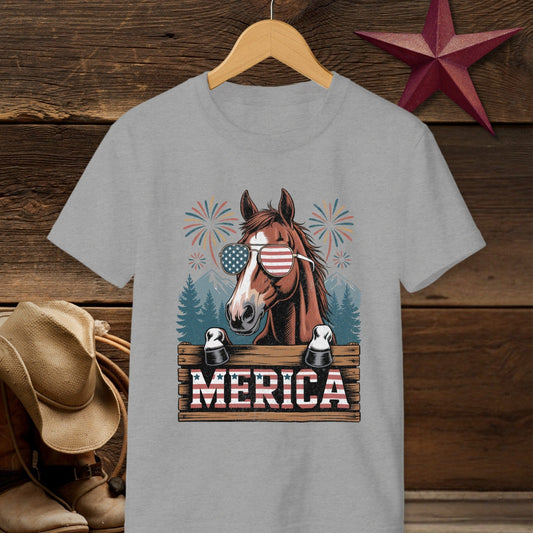 Merica Horse T-shirt (Youth)