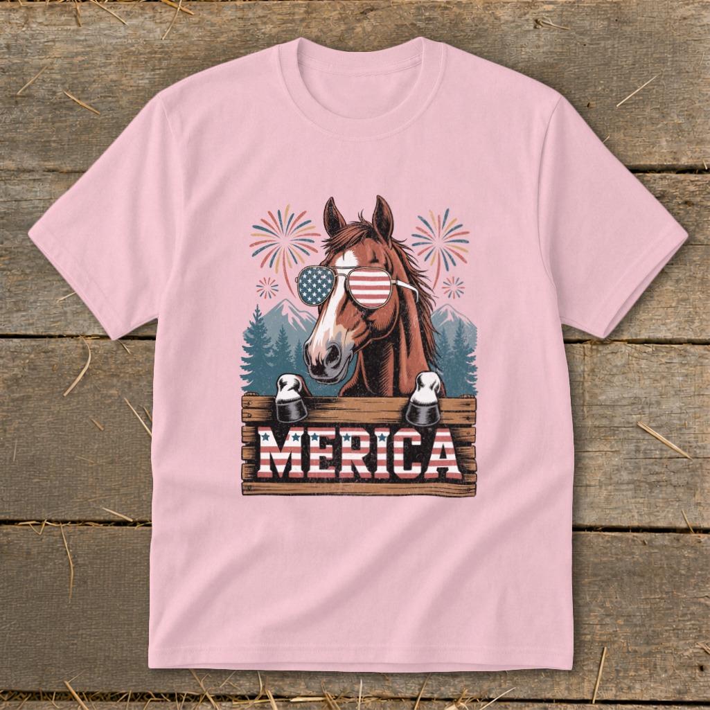 Merica Horse Youth Tee