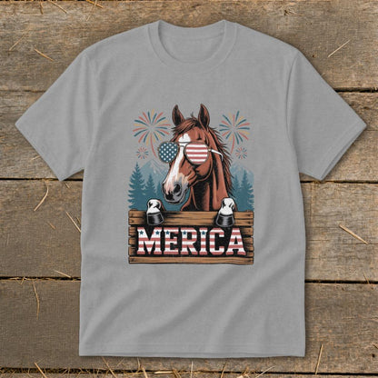 Merica Horse Youth Tee