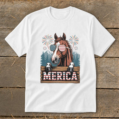 Merica Horse Youth Tee