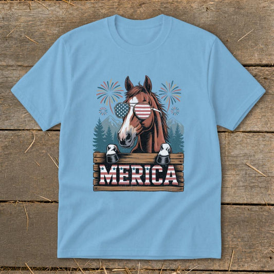 Merica Horse Youth Tee