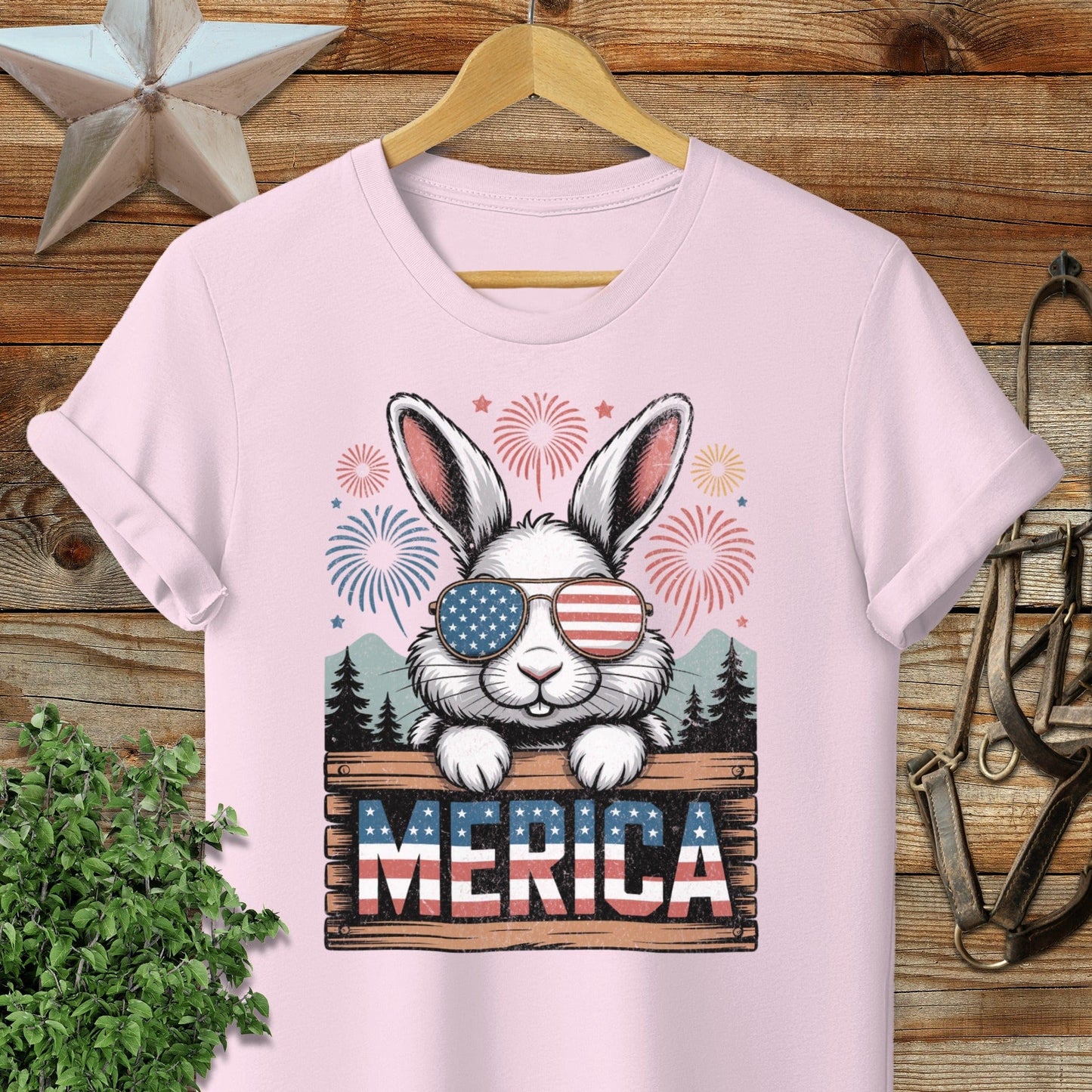 Merica Rabbit T-shirt