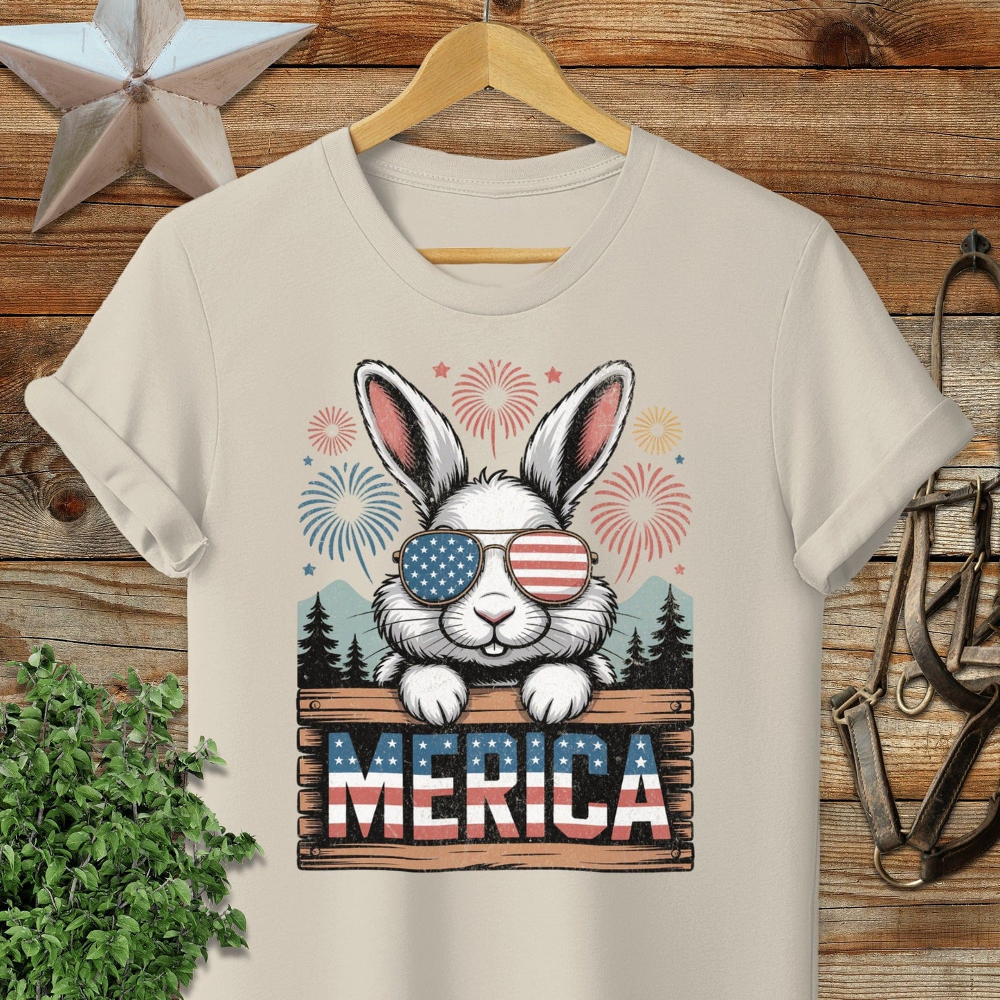 Merica Rabbit T-shirt