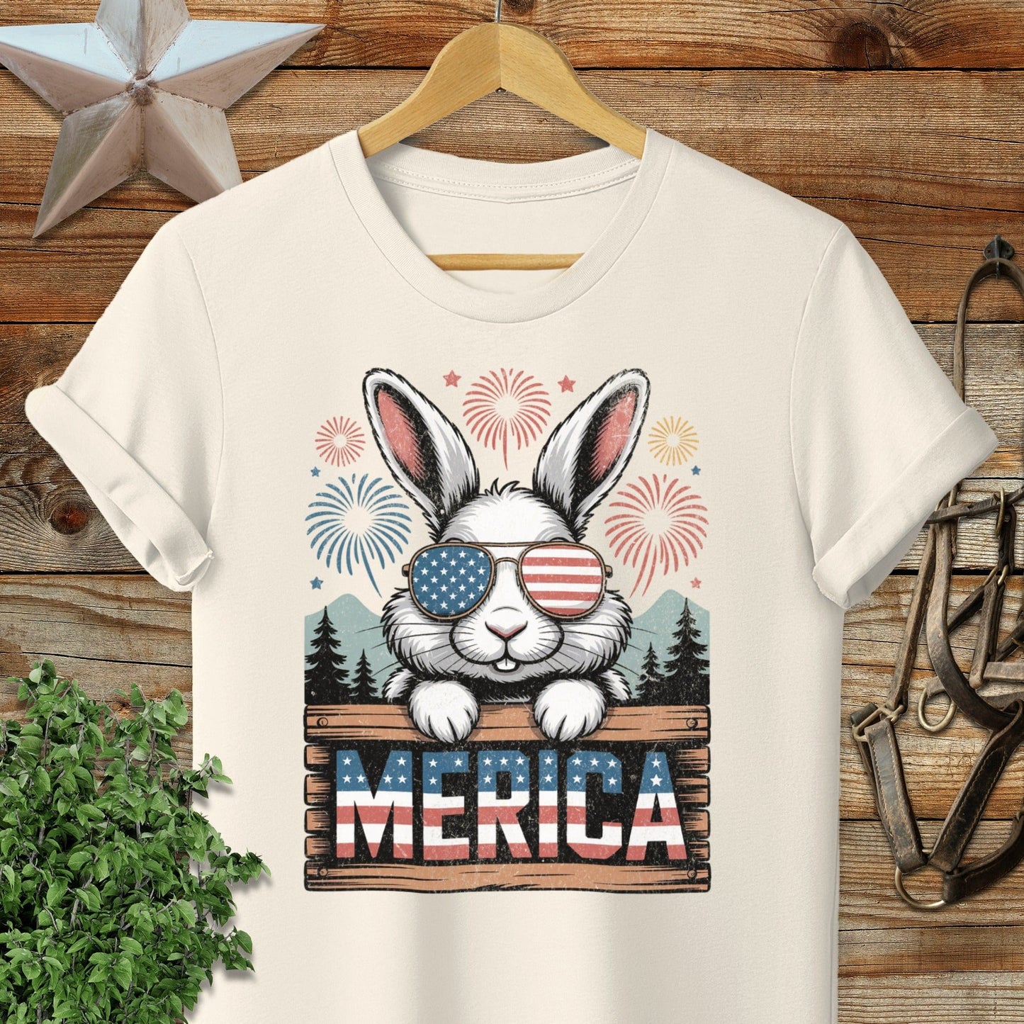 Merica Rabbit T-shirt