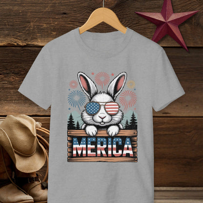 Merica Rabbit T-shirt (Youth)