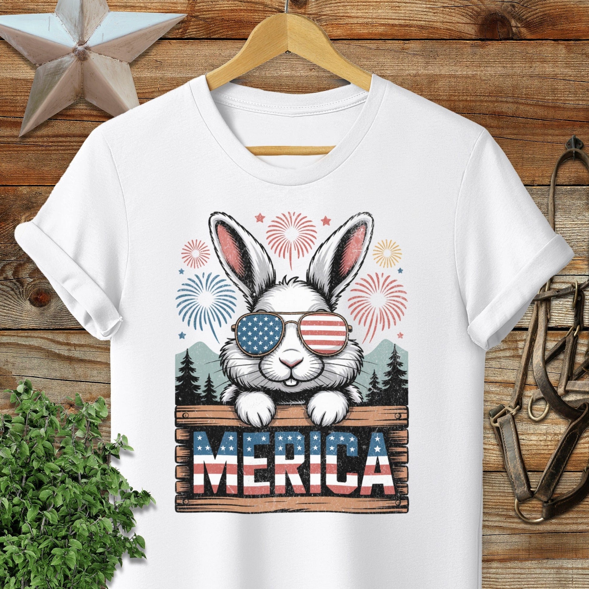 Merica Rabbit T-shirt