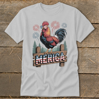Merica Rooster Classic Tee