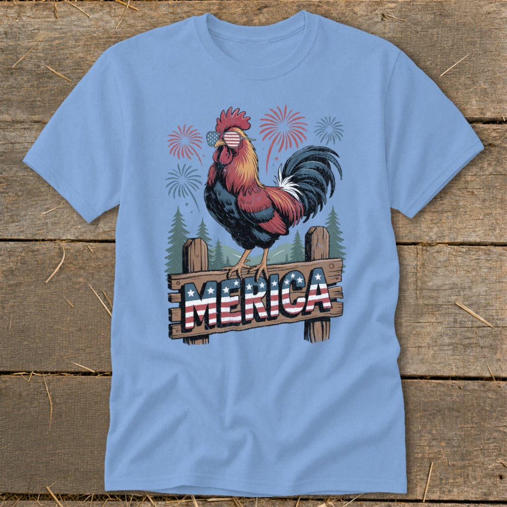 Merica Rooster Classic Tee