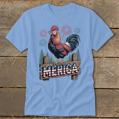 Merica Rooster Classic Tee