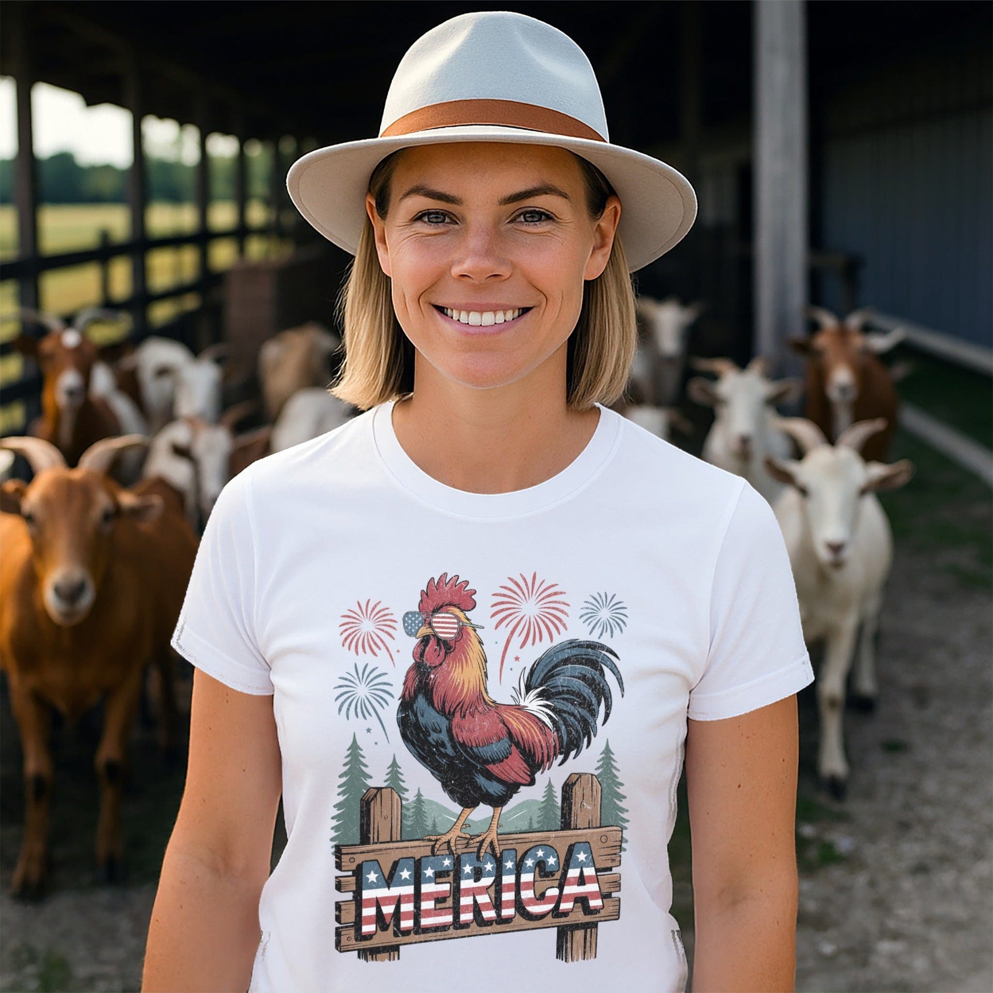 Merica Rooster T-shirt