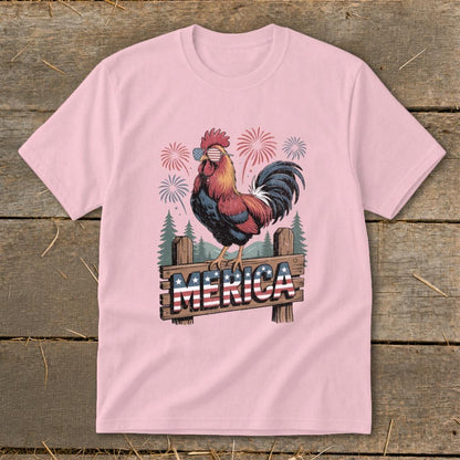 Merica Rooster Youth Tee