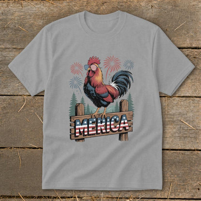 Merica Rooster Youth Tee