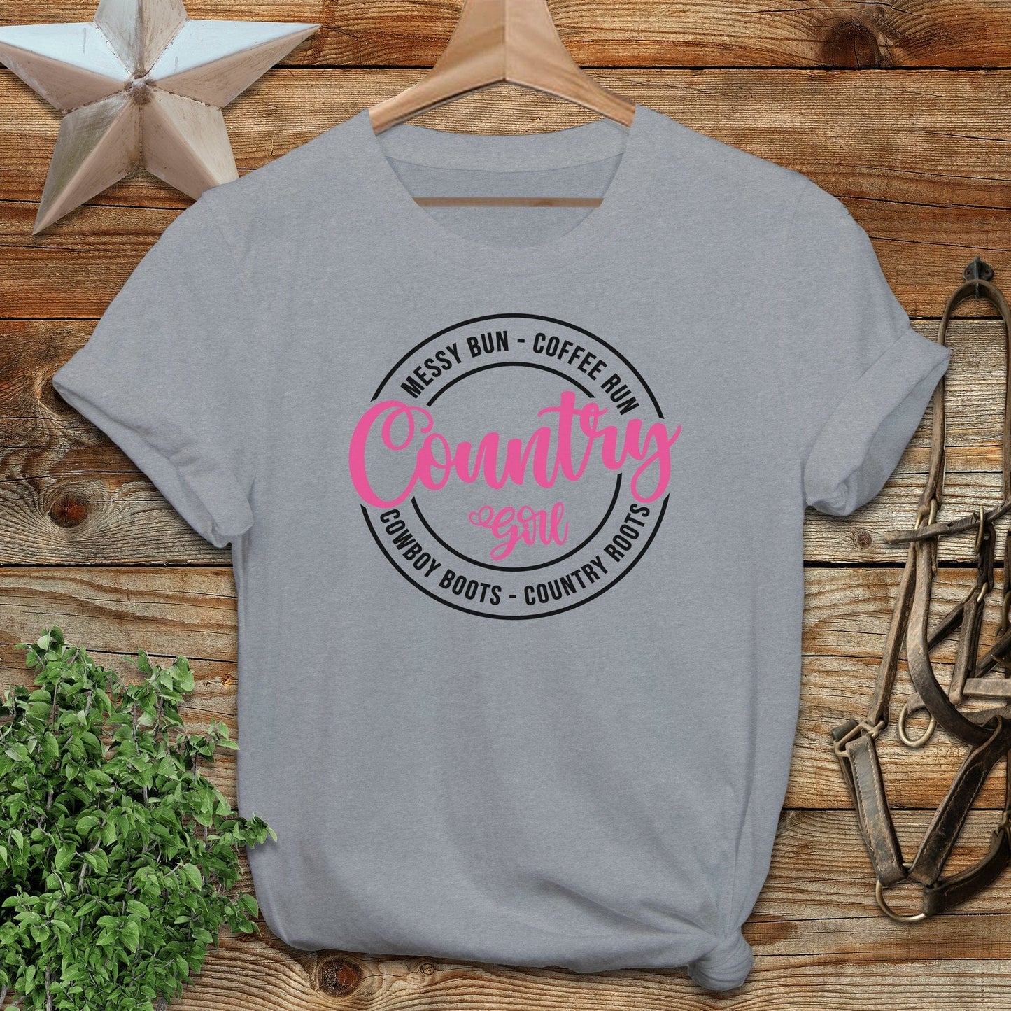 Messy Bun Coffee Run T-shirt