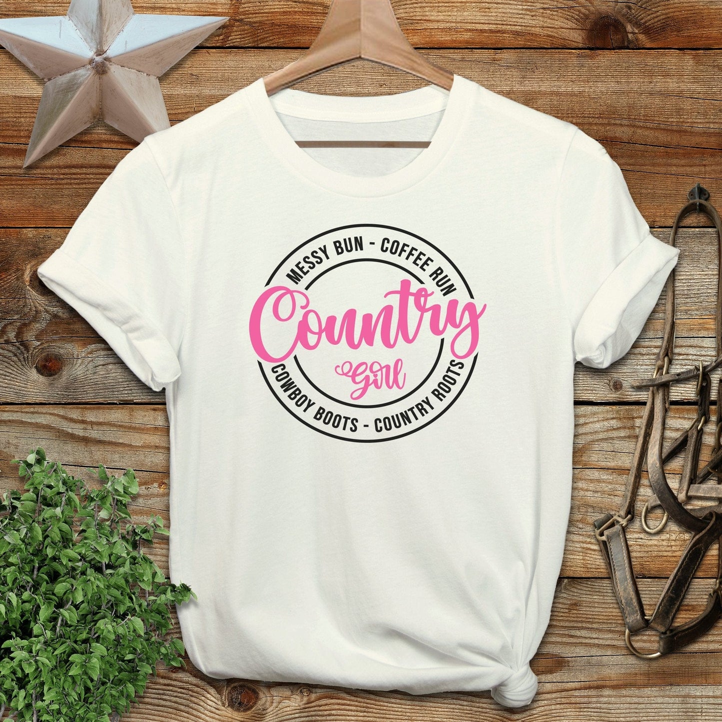 Messy Bun Coffee Run T-shirt