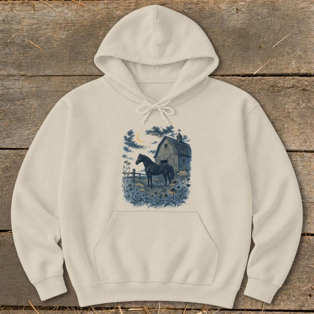 Midnight Barn Hoodie
