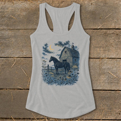 Midnight Barn Racerback Tank