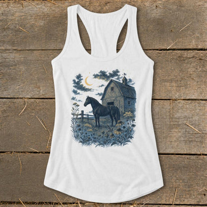 Midnight Barn Racerback Tank