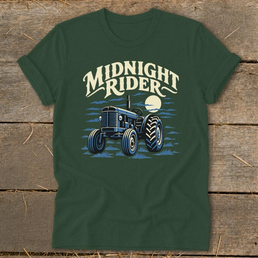 Midnight Rider Softstyle Tee - Forest Green