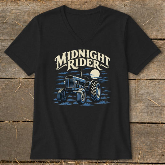 Midnight Rider V-neck - Black