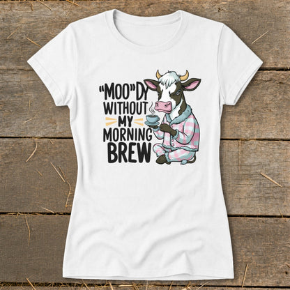 Moody Morning Brew Ladies Tee