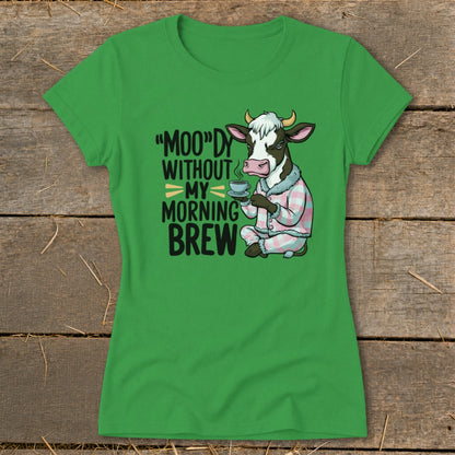 Moody Morning Brew Ladies Tee